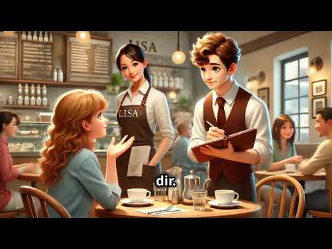 Arbeitstag im Café | Marco's Deutsch Abenteuer: Flat White Missverständnis! | Dialog auf Deutsch