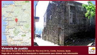 preview picture of video 'Vivienda de pueblo se Vende en Nice Stone House For Restoration En The Area Of Ce, Cenlle, Ourense'