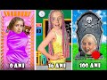 100 YEARS In 24 HOURS Challenge Melissa Became A BABY