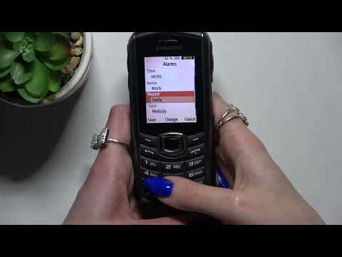 Samsung B2710 Solid - How To Setup Alarm Clock