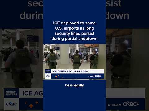 ICE deployed to some U.S. airports as long security lines persist during partial shutdown