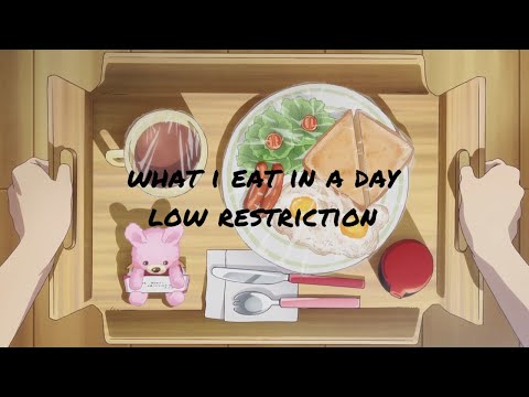 what I eat in a day | low restriction