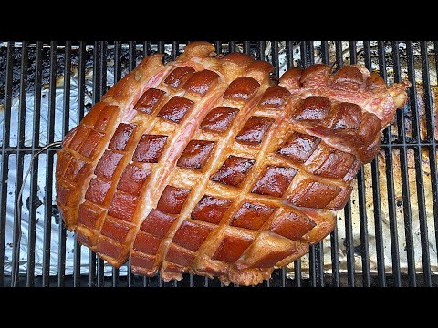 Smoked Holiday Ham with a Traditional Brine