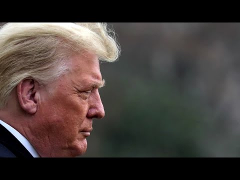 惱怒於失利，特朗普避談未來。 (Irritated by loss, Trump avoids talk of future)