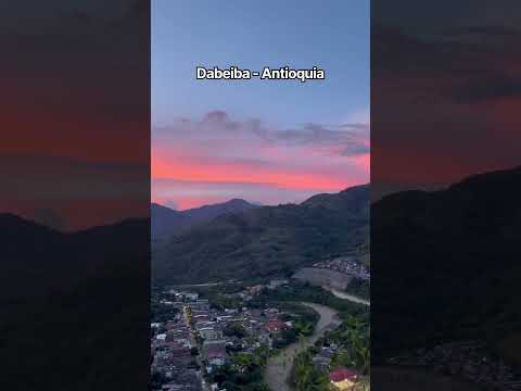 Un atardecer en Dabeiba Antioquia.