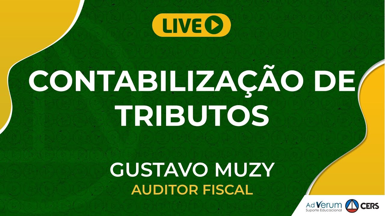Contabilização de Tributos | Prof. Gustavo Muzy