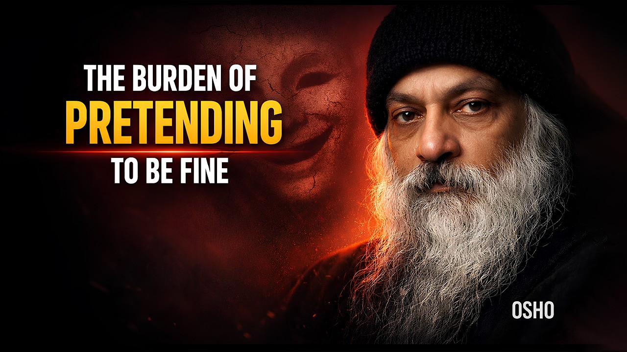 Osho on Hiding Pain | Why Pretending to Be Fine Is Exhausting