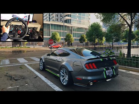 master GT gaming short✌️NFS Unbound Race Ford Mustang GT - Logitech g29 gameplay
