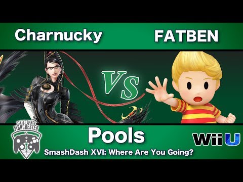 SmashDash XVI - Charnucky (Bayonetta) Vs. FATBEN (Lucas) - Pools