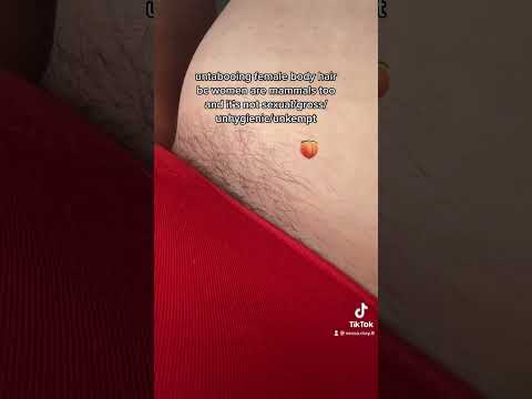 untabooing female body hair 🍒🍑 | tiktok nessa.may.8 #shorts #bodyhair #girls
