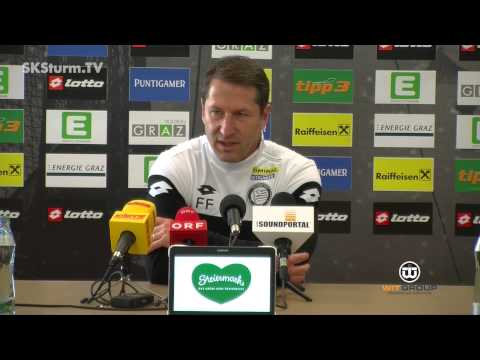SK Sturm: Mediabriefing vor SV Ried (6. Runde 2015/16)