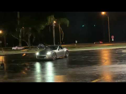 Doing donuts on a automatic bone stock 370z