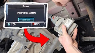 🔴 Service Trailer Brake System Warning? Here's The FIX! | Chevy & GMC | 8K