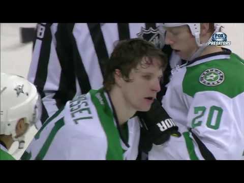Antoine Roussel vs Kevin Klein Jan,20 2014