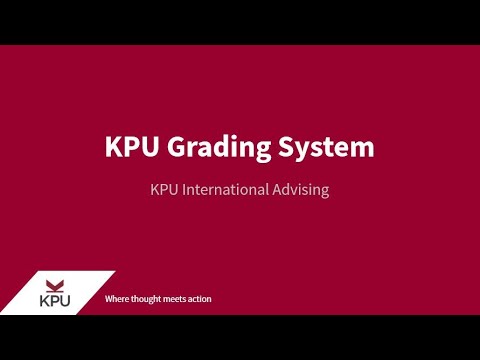 Academic Standing: KPU Grading System