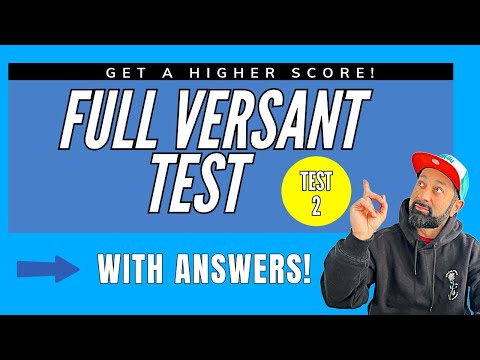 Versant Speaking & Listening Full Test 2 (2025) | Real Practice, Answers & High-Score Tips (A–F)