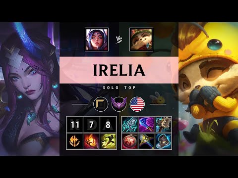 Irelia Top vs Teemo - NA Master Patch 25.10