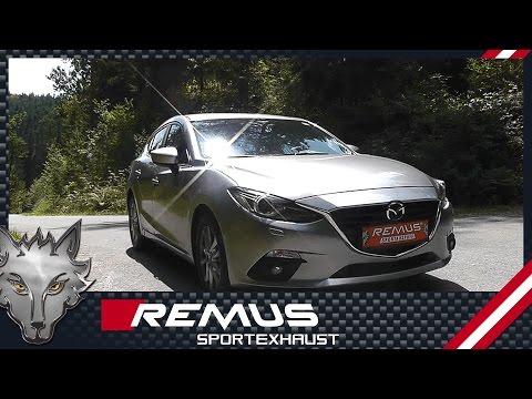 Mazda 3 Type BM with REMUS axle-back system