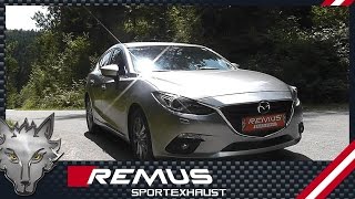Video: Remus Duplex Endschalldämpfer für Mazda 3 BM ab Bj. 2013 Video: Remus Duplex Endschalldämpfer für Mazda 3 BM ab Bj. 2013
