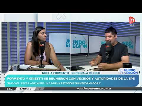 Vecinos de Recreo se reunieron con autoridades de la EPE y del Concejo | Noelia Formento - Concejala