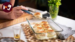 Cómo hacer Huevos Rellenos Gratinados (El entrante caliente definitivo)