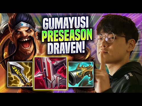 GUMAYUSI TRIES DRAVEN IN THE NEW PRESEASON! - T1 Gumayusi Plays Draven ADC vs Lucian!