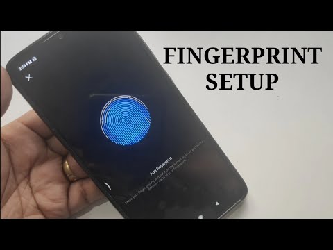 How to set fingerprint in Redmi Note 8 Pro
