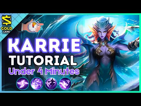 4-Minute Karrie Tutorial in the Gold Lane || (MLBB S35) 2025