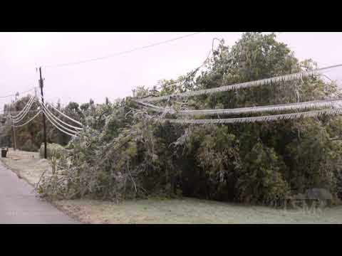 10/27/2020 Yukon, Oklahoma Tree Falls Onto Powerlines/Debris Removal/Trees Snapping