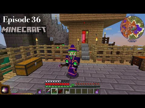 TWreckx Plays - MineCraft PC Modded Survival Episode 36 -  Wizards Robes and Magic