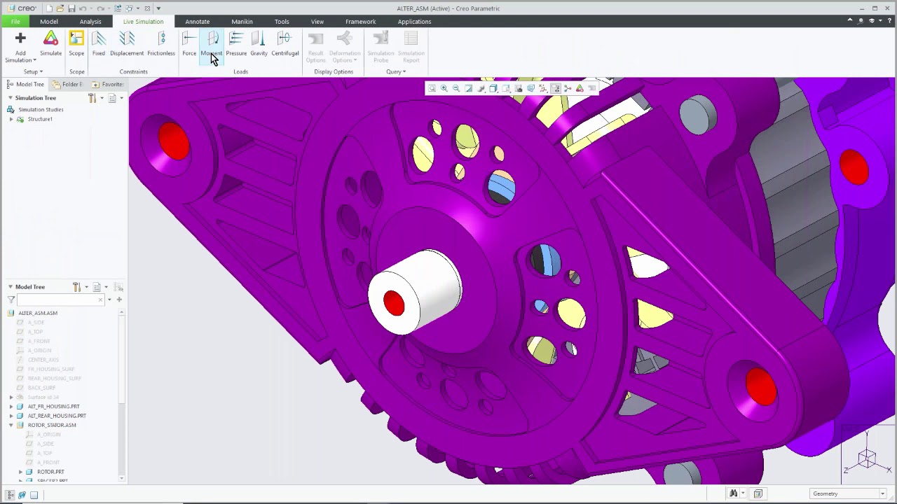 Creo Simulation Live VS Creo Simulate