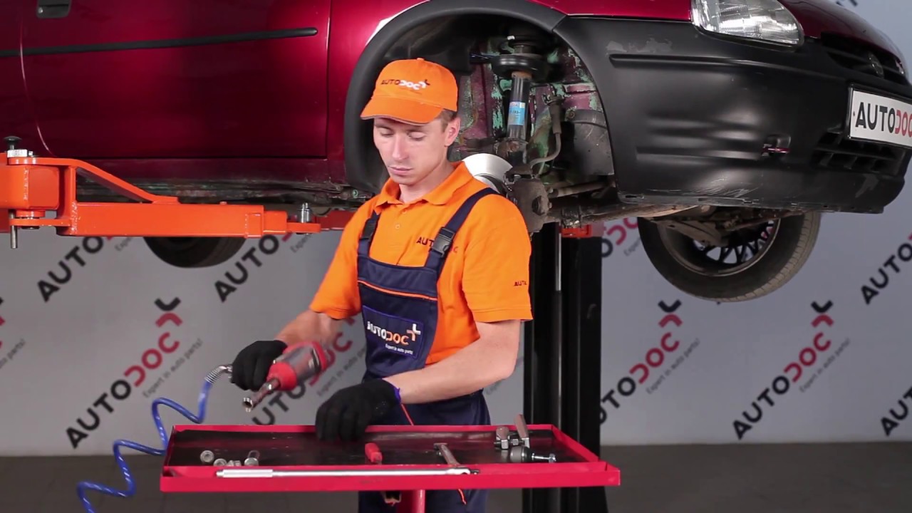 Como mudar terminal de direção em Opel Corsa S93 - guia de substituição