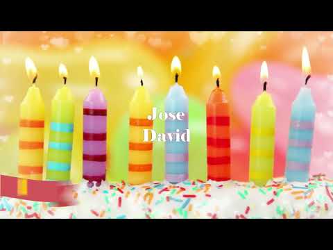 Feliz Cumpleaños Jose David