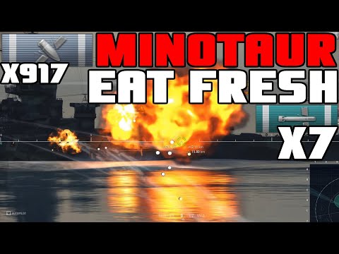 Minotaur 374K DMG - RIP YAMATO