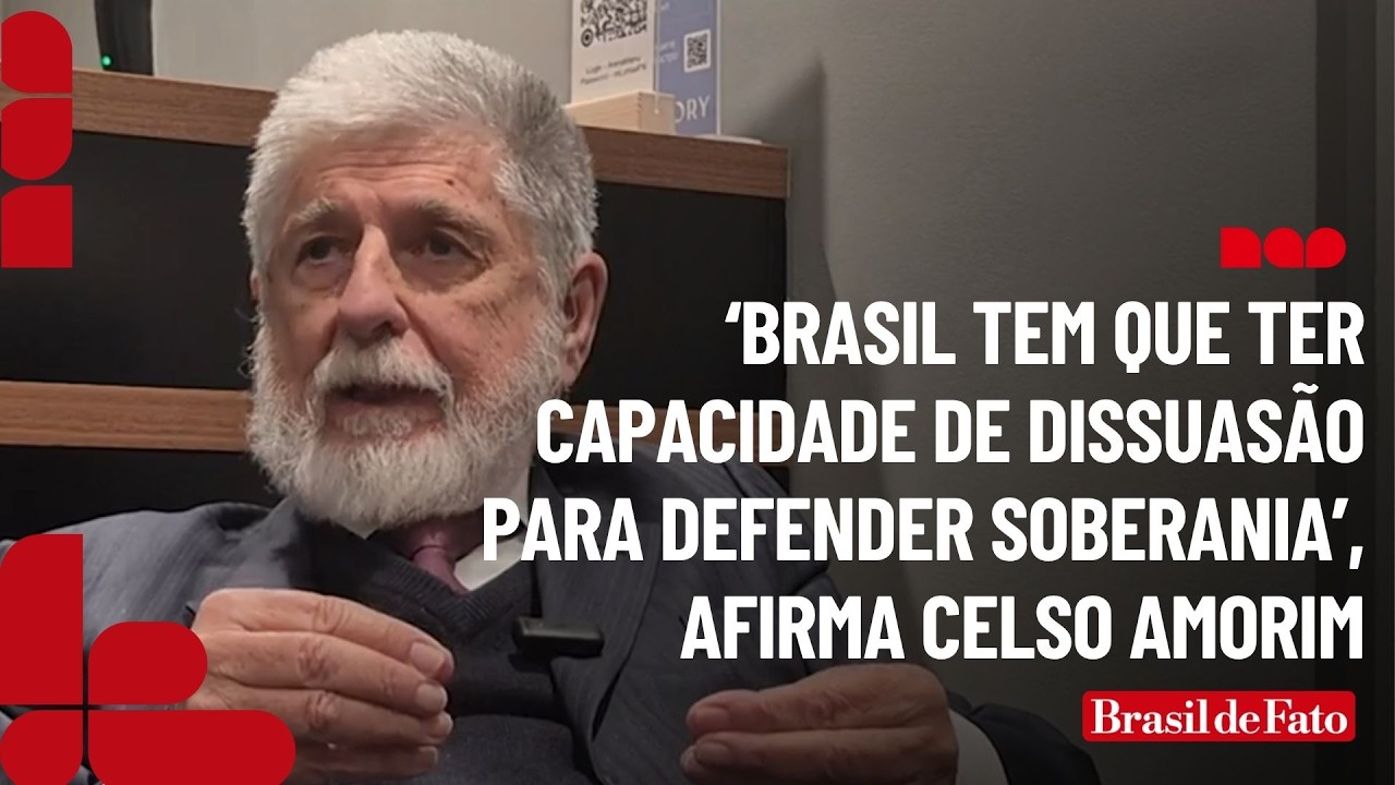 ‘Brasil tem que ter capacidade de dissuasão para defender soberania’, afirma Celso Amorim