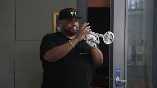 Video thumbnail for Rashawn Ross Testing out 180S37 Trumpets at Bach by connselmerinc