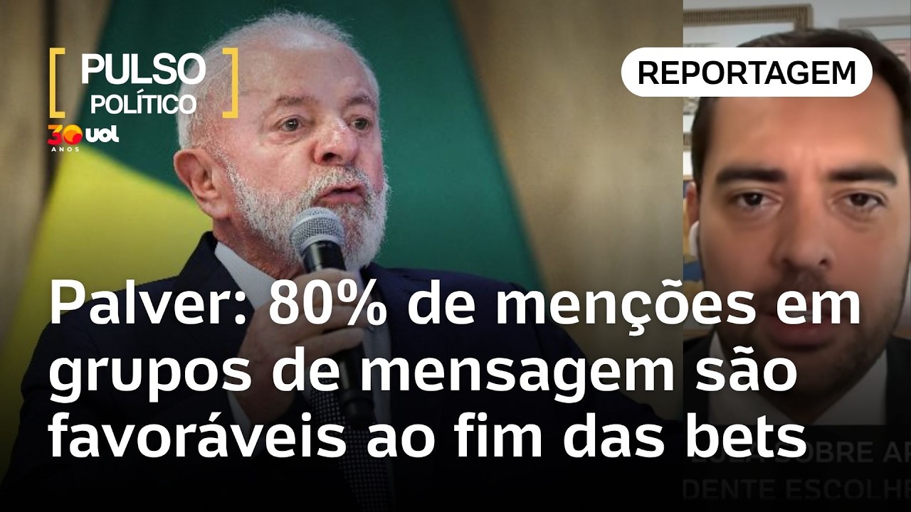 Bets: 80% de menções em grupos de mensagem são favoráveis ao fim das casas de aposta, diz Palver