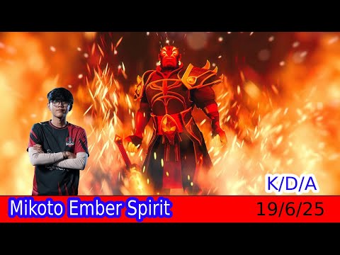 mikoto [Ember spirit] against Armel [Doom] Immortal gameplay [Dota 2 7.26c]