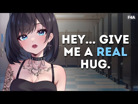 Goth Girl Finds You Crying in the Bathroom 😭 | Depressed Listener | Bullied | Tight Hug | Part 1