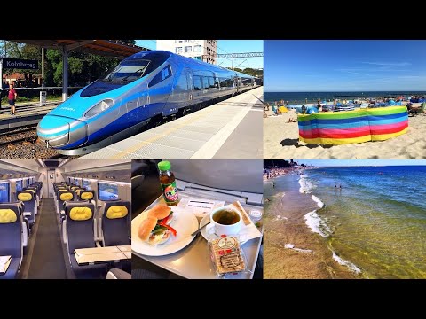 Express InterCity Premium Train in First Class to Kołobrzeg, Poland (PKP Intercity)