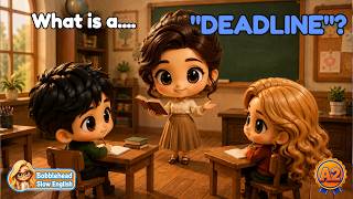 Most dreaded word at school?!! ⏰⏰ Slow Easy English Listening & Speaking Learn English (A2)
