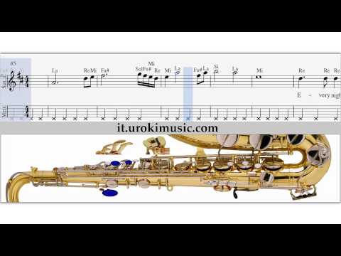 Lezioni di Sassofono Contralto Titanic Spartiti Sassofono Corso Imparare Suonare Scuola