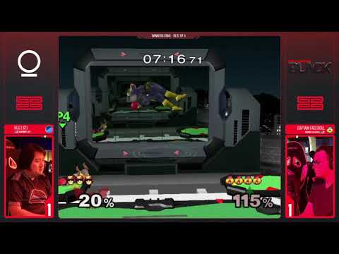 GENESIS BLACK Melee - S2J (Captain Falcon) vs Captain Faceroll (Sheik) Winners Final