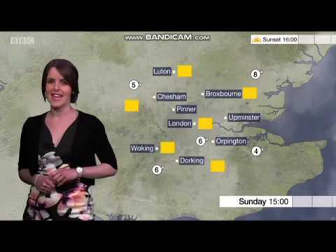 Alex Osbourne BBC London news weather December 29th 2018