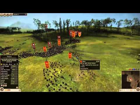 Total War: Rome 2 Quick Battles - Polybian Roman Power vs Suebi Fear Blob