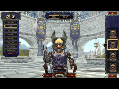 World of Warcraft Battle for Azeroth Mechagnome Character Creation