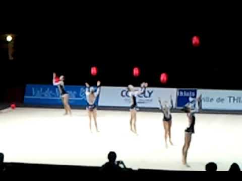 GERMANY 5 balls - 2011 Thiais Groups AA (poor quality)