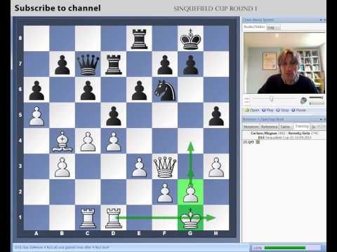 Sinquefield Cup 2013 Round 1 Magnus Carlsen vs Gata Kamsky