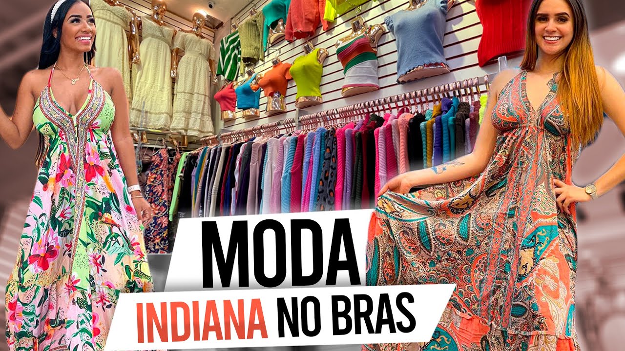 Moda Indiana agora em loja exclusiva no Brás SP | encontre Vestidos lindíssimos.