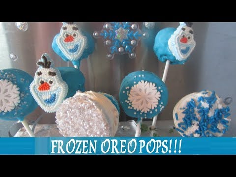 FROZEN Olaf & Snowflake ! DIY-6 Easy Ways to Make Oreo Pops! Inspired by Disney Frozen Movie